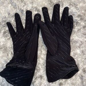 Black gloves
